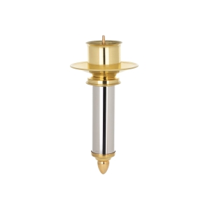 Lichtarz mosiężny L31 - lichtarz ręczny (20 cm)