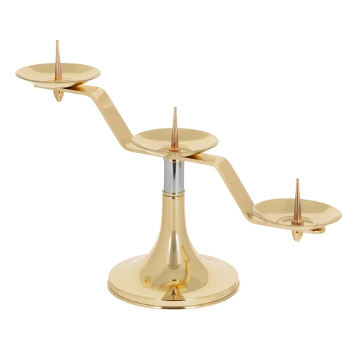 Lichtarz mosiężny L108-N Lichtarz mosiężny L108-N (27 cm)