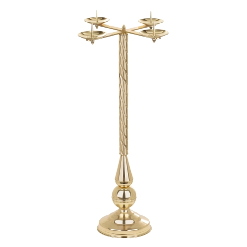 Lichtarz mosiężny L122 (92 cm) - świecznik adwentowy Lichtarz mosiężny L122 (92 cm) - świecznik adwentowy