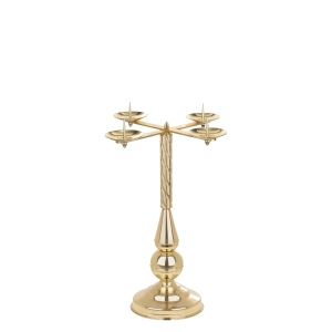 Lichtarz mosiężny L124 (59 cm) - świecznik adwentowy