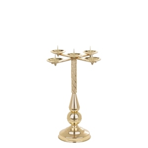 Lichtarz mosiężny L125 (59 cm) - świecznik adwentowy