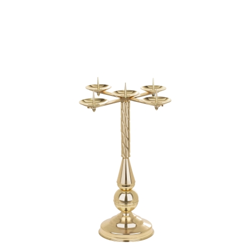 Lichtarz mosiężny L125 (59 cm) - świecznik adwentowy - LC L125 - Dewocjonalia P.H. Jakóbczak - Katolicki sklep liturgiczny i hurtownia
