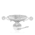 Łódka na kadzidło - łyżeczka - mosiądz - nikiel - 26 cm - JS 786909NBS - Dewocjonalia P.H. Jakóbczak - Katolicki sklep liturgiczny i hurtownia