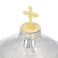 Zbiornik na wodę święconą - mosiądz - nikiel - JS HWF-1004TTT - Dewocjonalia P.H. Jakóbczak - Katolicki sklep liturgiczny i hurtownia