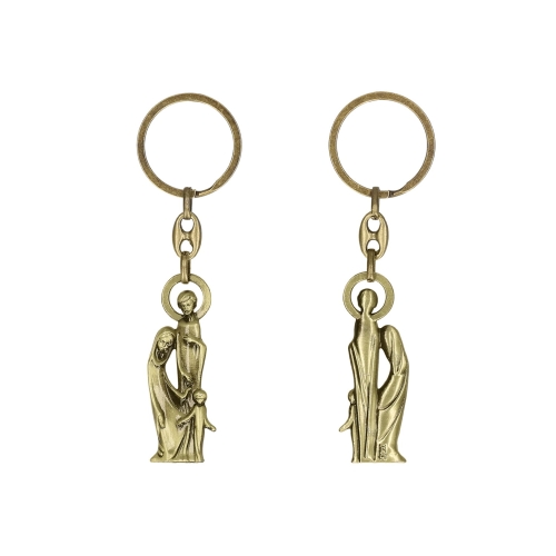 KP005G.jpg Brelok - Św. Rodzina - satynowa powłoka