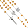 Różaniec szklany - JS R568-0 - Dewocjonalia P.H. Jakóbczak - Katolicki sklep liturgiczny i hurtownia