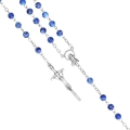 Różaniec - szkło - 6 mm - R469 - JS R469-0 - Dewocjonalia P.H. Jakóbczak - Katolicki sklep liturgiczny i hurtownia