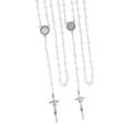 Różaniec - szkło - 6 mm - medalik pod indywidualną wklejkę żywiczną - produkt personalizowany - JS R518-2-0 - Dewocjonalia P.H. Jakóbczak - Katolicki sklep liturgiczny i hurtownia