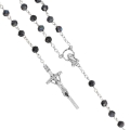 Różaniec - szkło - 6 mm - JS R518-0 - Dewocjonalia P.H. Jakóbczak - Katolicki sklep liturgiczny i hurtownia