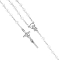 Różaniec - szkło - 6 mm - JS R518-0 - Dewocjonalia P.H. Jakóbczak - Katolicki sklep liturgiczny i hurtownia