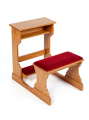 Klęcznik z ławeczką, dębowy - 664law - Dewocjonalia P.H. Jakóbczak - Katolicki sklep liturgiczny i hurtownia