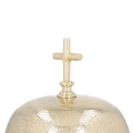 Gong podwójny - mosiądz - drewniany młotek - 29 cm - JS 786927 - Dewocjonalia P.H. Jakóbczak - Katolicki sklep liturgiczny i hurtownia