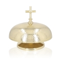 Gong pojedynczy - mosiądz - drewniany młotek - 20 cm - JS P191 - Dewocjonalia P.H. Jakóbczak - Katolicki sklep liturgiczny i hurtownia