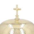 Gong pojedynczy - mosiądz - drewniany młotek - 20 cm - JS P191 - Dewocjonalia P.H. Jakóbczak - Katolicki sklep liturgiczny i hurtownia