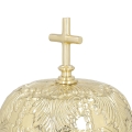 Gong potrójny - mosiądz - drewniany młotek - 35 cm - JS 786938 - Dewocjonalia P.H. Jakóbczak - Katolicki sklep liturgiczny i hurtownia
