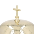 Gong pojedynczy - mosiądz - drewniany młotek - 20 cm - JS P190 - Dewocjonalia P.H. Jakóbczak - Katolicki sklep liturgiczny i hurtownia
