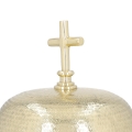 Gong potrójny - mosiądz - drewniany młotek - 37 cm - JS 786930 - Dewocjonalia P.H. Jakóbczak - Katolicki sklep liturgiczny i hurtownia