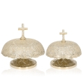 Gong pojedynczy - mosiądz - drewniany młotek - 22 cm - JS P115 - Dewocjonalia P.H. Jakóbczak - Katolicki sklep liturgiczny i hurtownia