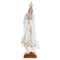 Matka Boża Fatimska - 118 cm (kryształowe oczy, brokat, Portugalia) - JAP 5554B-ov-118cm - Dewocjonalia P.H. Jakóbczak - Katolicki sklep liturgiczny i hurtownia