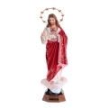 Figura Serce Jezusa - 35 cm (kryształowe oczy, Portugalia) - JAP 5502-ov-35cm - Dewocjonalia P.H. Jakóbczak - Katolicki sklep liturgiczny i hurtownia