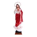 Figura Serce Jezusa - 51 cm (kryształowe oczy, Portugalia) - JAP 5503-ov-51cm - Dewocjonalia P.H. Jakóbczak - Katolicki sklep liturgiczny i hurtownia