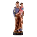 Figura Św. Józefa z Dzieciątkiem - 70 cm (kryształowe oczy, Portugalia) - JAP 5515-ov-70cm - Dewocjonalia P.H. Jakóbczak - Katolicki sklep liturgiczny i hurtownia