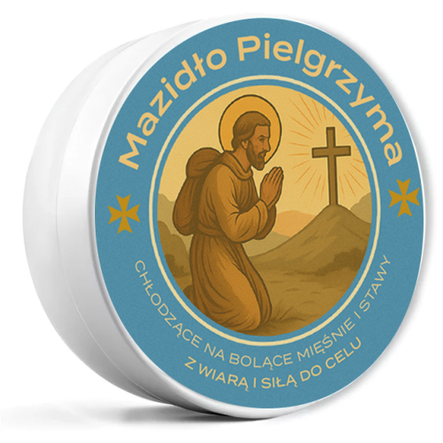 Mazidło Pielgrzyma (200 ml) - chłodzące - JJ MP-CH-200 - Dewocjonalia P.H. Jakóbczak - Katolicki sklep liturgiczny i hurtownia