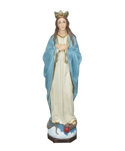 Matka Boża Niepokalana (z koroną) (64 cm) - ELM 419 - Dewocjonalia P.H. Jakóbczak - Katolicki sklep liturgiczny i hurtownia