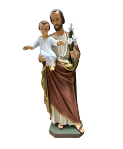 Św. Józef Opiekun (z dzieciątkiem i lilijką) (130 cm)
