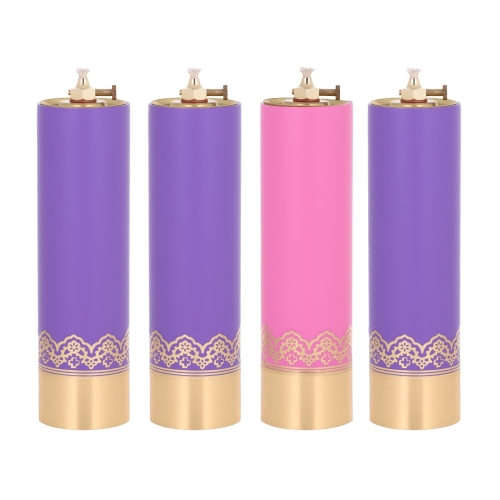 Zestaw Świec Adwentowych - 22 cm (śr. 6,3 cm) - X2263ADW - Dewocjonalia P.H. Jakóbczak - Katolicki sklep liturgiczny i hurtownia