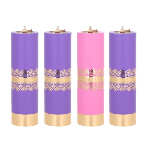 Zestaw Świec Adwentowych - 31 cm (śr. 9 cm) - X3190ADW - Dewocjonalia P.H. Jakóbczak - Katolicki sklep liturgiczny i hurtownia