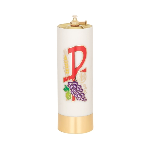 Świeca olejowa 22/75 delikatne ecru PAX - X2275ePX - Dewocjonalia P.H. Jakóbczak - Katolicki sklep liturgiczny i hurtownia