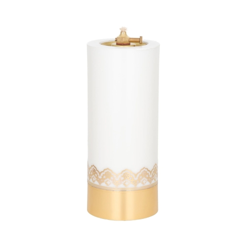 Świeca olejowa 22/90 biała - X2290b - Dewocjonalia P.H. Jakóbczak - Katolicki sklep liturgiczny i hurtownia