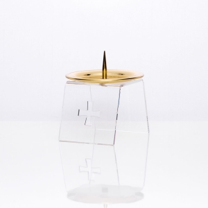 Lichtarz pojedynczy z pleksi