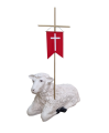 Baranek Wielkanocny (63x41 cm) - średni - ELM 236 - Dewocjonalia P.H. Jakóbczak - Katolicki sklep liturgiczny i hurtownia