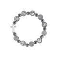 Bransoletka - dziesiątek różańca - św. Benedykt - 10 mm - Hematyt - JS BC523-0 - Dewocjonalia P.H. Jakóbczak - Katolicki sklep liturgiczny i hurtownia