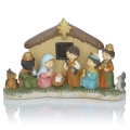 Szopka bożonarodzeniowa - 14 cm - Kids - podświetlenie LED - Classic - JS HY72526A - Dewocjonalia P.H. Jakóbczak - Katolicki sklep liturgiczny i hurtownia