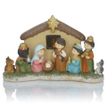 Szopka bożonarodzeniowa - 14 cm - Kids - podświetlenie LED - Classic - JS HY72526A - Dewocjonalia P.H. Jakóbczak - Katolicki sklep liturgiczny i hurtownia