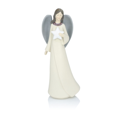 Figurka - anioł - gwiazda - 23 cm - Favola - JS BV32019009Z5 - Dewocjonalia P.H. Jakóbczak - Katolicki sklep liturgiczny i hurtownia