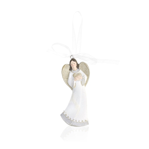 Zawieszka - Aniołek - 11 cm - Favola - JS BV3410104W - Dewocjonalia P.H. Jakóbczak - Katolicki sklep liturgiczny i hurtownia