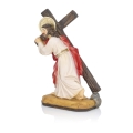 Figurka - Jezus dźwigający krzyż - 12 cm - JS ZY16199-5H - Dewocjonalia P.H. Jakóbczak - Katolicki sklep liturgiczny i hurtownia