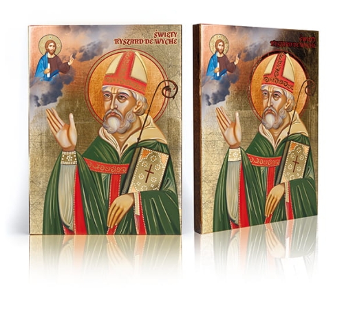 Ikona Religijna Święty Ryszard de Wyche - GAR IP-3879 - Dewocjonalia P.H. Jakóbczak - Katolicki sklep liturgiczny i hurtownia