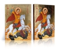 Ikona Religijna Święty Jerzy Zwycięzca - GAR IP-3874 - Dewocjonalia P.H. Jakóbczak - Katolicki sklep liturgiczny i hurtownia