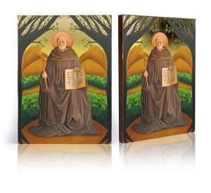 Ikona Religijna Święty Jan Gwalbert