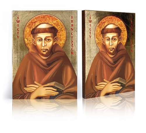 Ikona Religijna Święty Franciszek - GAR IP-3890 - Dewocjonalia P.H. Jakóbczak - Katolicki sklep liturgiczny i hurtownia