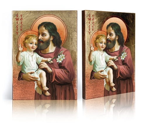 Ikona Religijna Święty Józef - GAR IP-3904 - Dewocjonalia P.H. Jakóbczak - Katolicki sklep liturgiczny i hurtownia