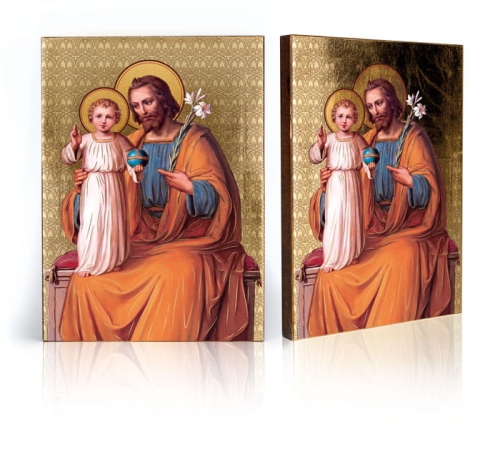 Ikona Religijna Święty Józef - GAR IP-3906 - Dewocjonalia P.H. Jakóbczak - Katolicki sklep liturgiczny i hurtownia