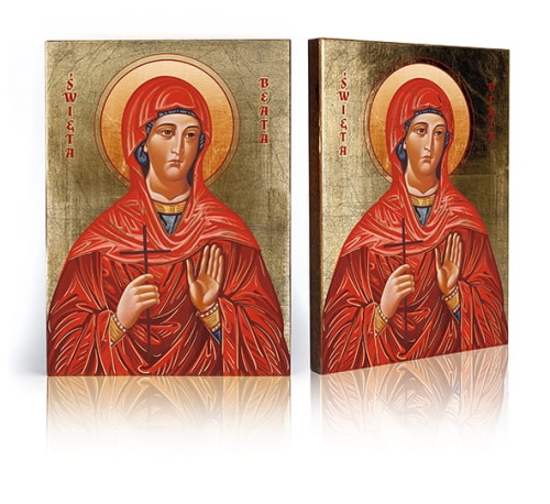 Ikona Religijna Święta Beata - GAR IP-3908 - Dewocjonalia P.H. Jakóbczak - Katolicki sklep liturgiczny i hurtownia