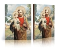 Ikona Religijna Święty Józef z Dzieciątkiem Jezus - GAR IP-3414 - Dewocjonalia P.H. Jakóbczak - Katolicki sklep liturgiczny i hurtownia