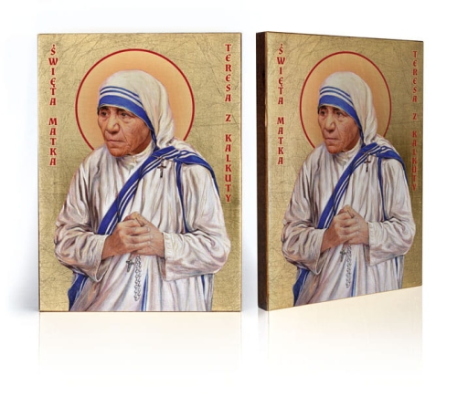 Ikona Religijna Święta Matka Teresa z Kalkuty - GAR IP-3899 - Dewocjonalia P.H. Jakóbczak - Katolicki sklep liturgiczny i hurtownia